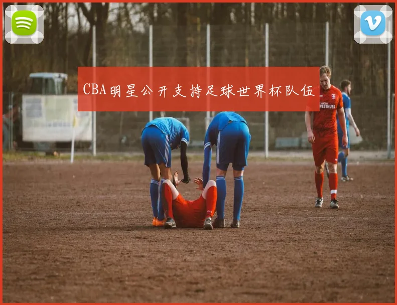 CBA明星公开支持足球世界杯队伍